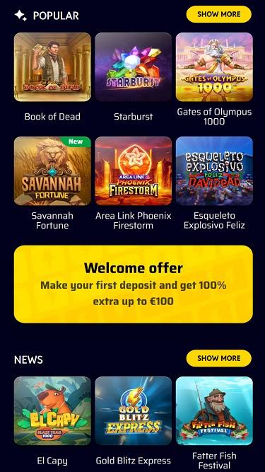 OneRush Casino app screenshot